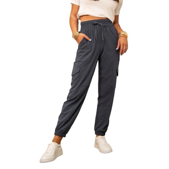 SPANX Out of Office Cargo Jogger Pant in Dark Storm 50638R - Picture 1 of 9